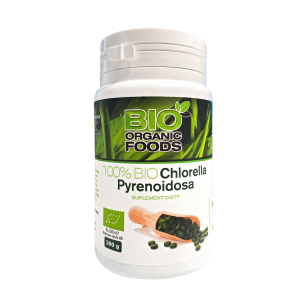 Chlorella bio 250mg 1200 tabletek Organic Foods