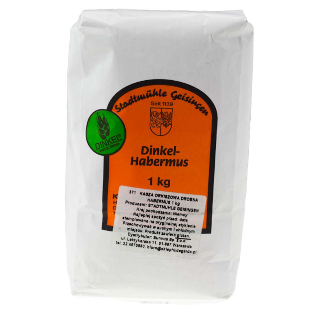 Kasza orkiszowa drobna habermus 1kg Geisingen