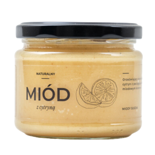 Miód z cytryną 350g Miody Suszka
